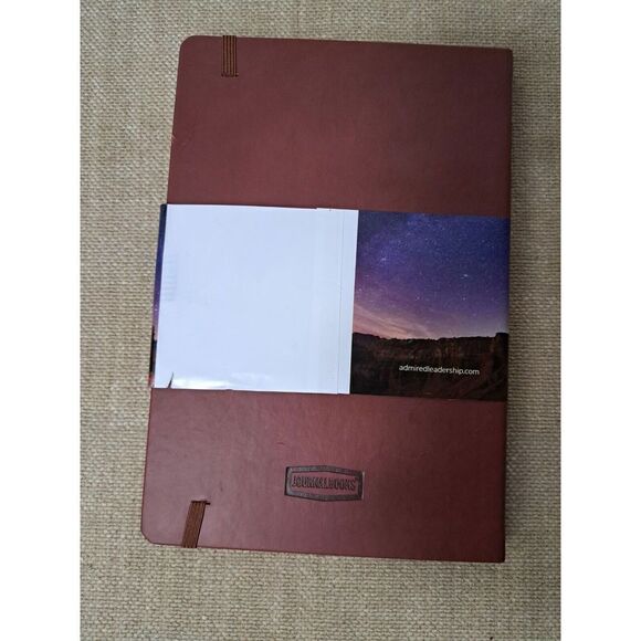 Lot‎ of 2 Hardcover Notebook Journal  Vegan Leather Cover Brown Lined Pages - Picture 5 of 9